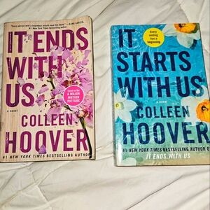 “It Ends with Us” & “It Starts with Us” by Colleen Hoover - Book Bundle